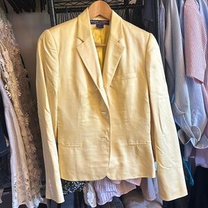 Ralph Lauren Collection Purple Label silk blazer